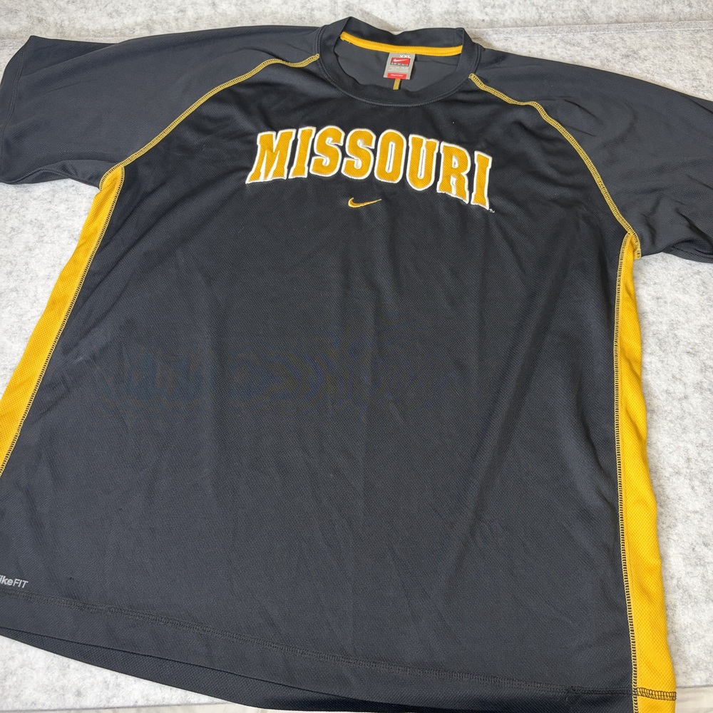 Nike DriFit Team Missouri Short Sleeve Shirt Center Swoosh XXL